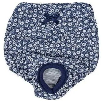 Obleček pro psa Puppia hárací kalhotky Gypsophila sanitary květinkové varianta S