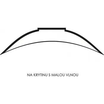 podložka Podložka 38/8,5 hliníková prohnutá - malá vlna