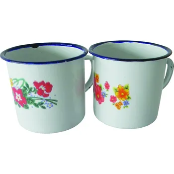 Hrnek smalt 220 ml dekor 3. jakost