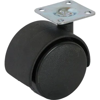 Pojezdové kolečko Kolo nábytkové 50 mm otočné s přírubou-nosnost 25 kg