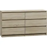 R 140 komoda 138,6 x 76 x 31 cm dub…