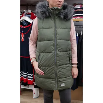 Dámská vesta Dámská zimní vesta REDSPOT W22V218 Barva: Zelená, Velikost: L