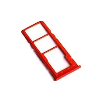 Držák (šuplík) SIM Samsung A105 Galaxy A10 red