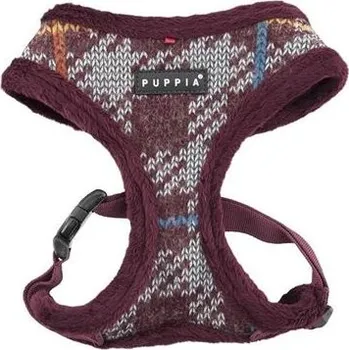 Postroj pro psa Puppia kšíry Eldric Harness A - vínová varianta XL