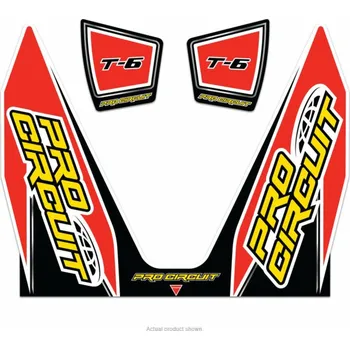 Výfuk pro motocykl Set samolepek na výfuk PRO CIRCUIT KAWASAKI KX 250 F EXHAUST STICKER KIT T-6
