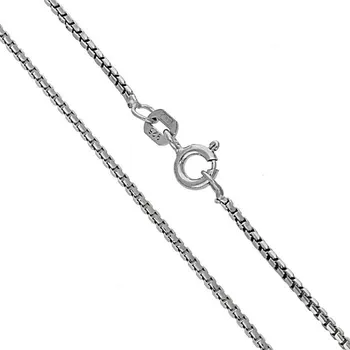 Řetízek Goldstore Jemný stříbrný řetízek typu kostička Délka: 55 cm