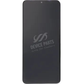 LCD Displej Samsung Galaxy A12/A12 Nacho/A12s A127 Black + přední kryt