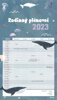 Kalendář Graspo Nástěnný kalendář Rodinný plánovač Ocean 2023