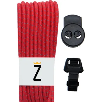 Tkaničky do bot Rychlozavazovací tkaničky - reflexní, červené