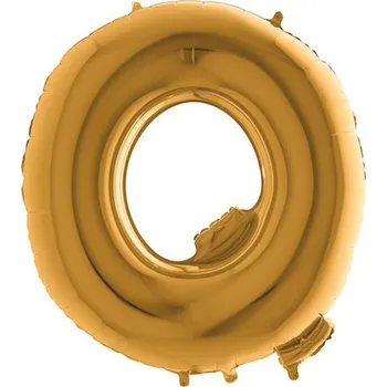 Balónek Grabo Fóliový balónek písmeno Q 102 cm - barevné varianty Barva: Zlatá