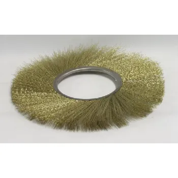 Brusný kartáč Drátěný kroužek 300x10x117 ocel 0,3 vlnitá