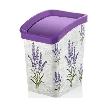 Odpadkový koš Koš mini odpadkový 3,3 l dekor "LEVANDULE" plast