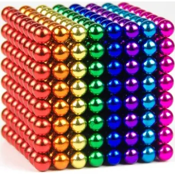 Hlavolam NeoCube Magnetické kuličky 5 mm 512 ks barevné