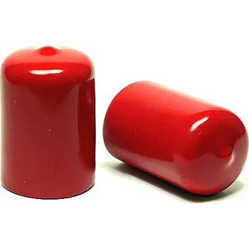 Příslušenství pro plot Krytka pružná kruhová 2,8x10 mm, PVC, červená
