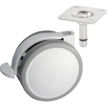 Nábytkové kování Nábytkové kolečko Tarrox Ø 65 mm dvojité s brzdou