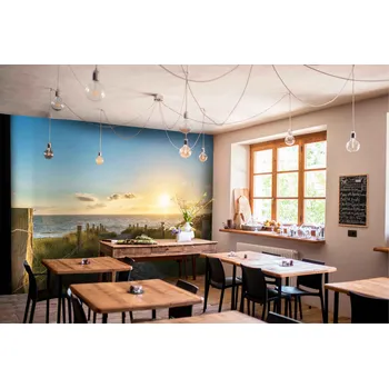 Fototapeta Malvis ® Fototapeta Západ slunce pláž Vel. (šířka x výška): 144 x 105 cm