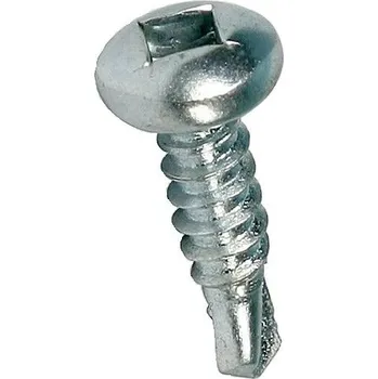 Šroub Šroub TEX samovrtný s drážkou SQUARE a půlkulatou hlavou DIN 7504N 4,2x13 DIN 7504N ZB