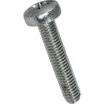 Šroub Šroub závitotvářecí metrický s křížovou drážkou DIN 7500C půlkulatá hlava M2,5x4 DIN 7500C ZB