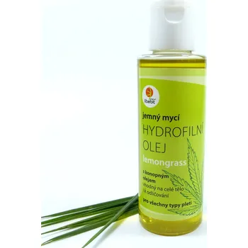 Tělový olej libebit hydrofilní olej konopný LEMONGRASS
