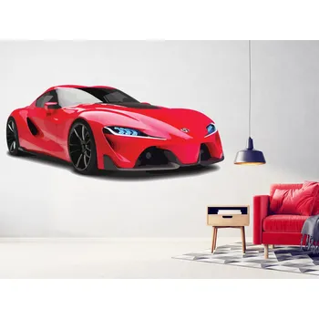 Samolepící dekorace Toyota FT-1 samolepka na zeď 47 x 21 cm