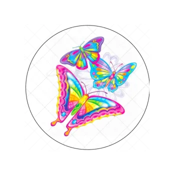 Jedlá dekorace na dort 3 MOTÝLI, VARIANTA Jedlý papír 1547