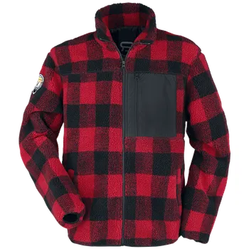 Přechodní bundy z RED by EMP - Dřevorubecká bunda - Muži - cerná/cervená
