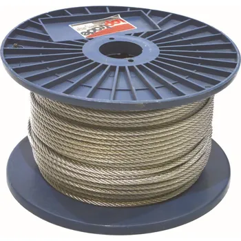 Železářství Lano ocel 8 mm (typ 6x7+FC) pozink