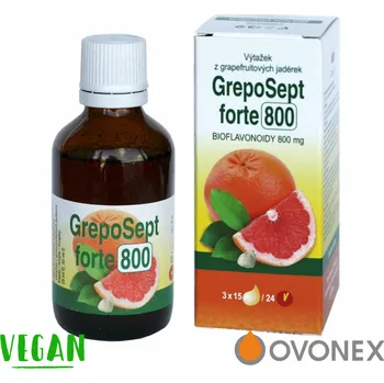 Přírodní produkt OVONEX GrepoSept FORTE 800 kapky z výtažku grepových jader 50 ml
