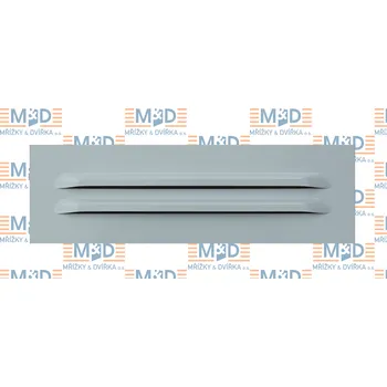 Větrací mřížka Větrací mřížka 260x80 mm hliníková bílá (260*80 mm hliníková bílá větrací mřížka)