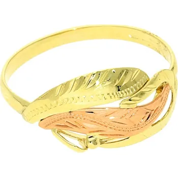 Prsten Goldstore Zlatý prsten ručně montovaný Velikost: 67, Váha: 2.45 g