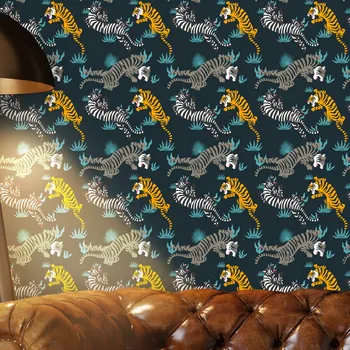 Tapeta Malvis ® Vzorovaná tapeta A Tigér Vel. (šířka x výška): 144 x 105 cm