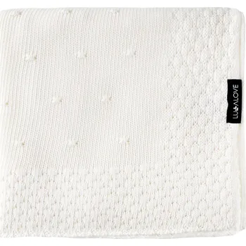 Dětská deka Lullalove Bambusová dečka Popcorn Kokosová