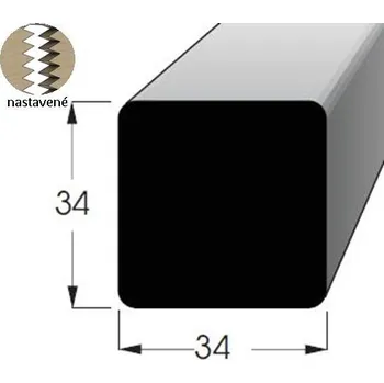 Dřevěná hračka Hranolek s rádiusem- HR 3434 SM /240 nast.