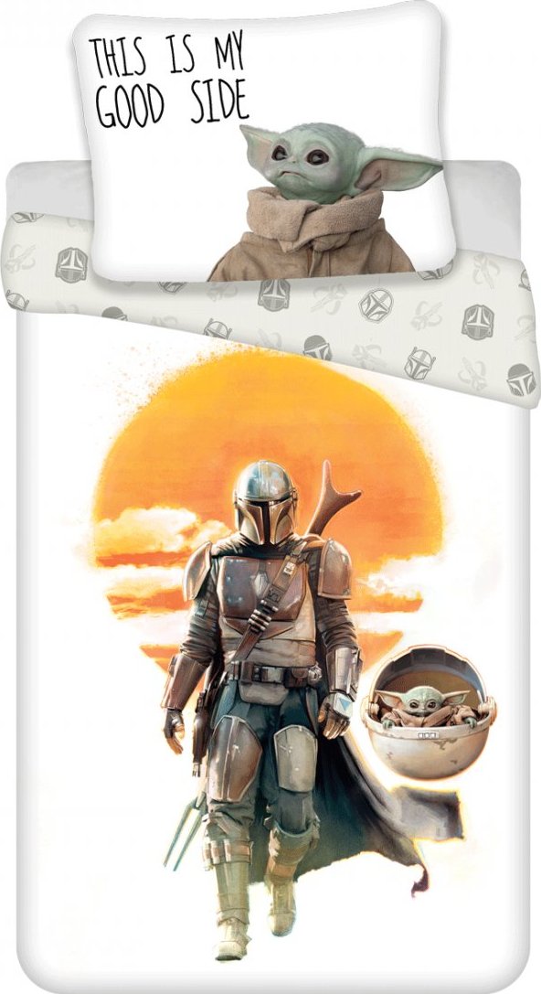 Jay Franco Star Wars The Mandalorian - Set Completo Di Biancheria Da Letto Da 5 Pezzi, Include