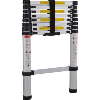 Žebřík Teleskopický hliníkový žebřík 2,6 m (Teleskopický hliníkový žebřík)