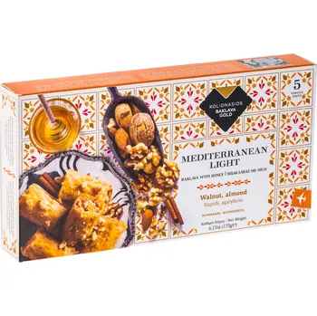 Kolionasios Baklava Baklava GOLD s vlašskými ořechy a mandlemi 175gr KOLIONASIOS