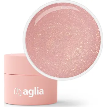 Lak na nehty Aglia BUILDER DIAMOND Milky Peach - 15 ml modelační UV gel HEMA FREE