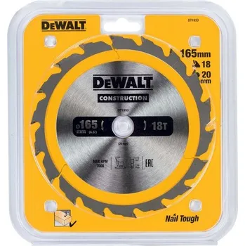 Pilový kotouč DeWALT DT1933 Pilový kotouč 165 x 20 mm 18 zubů