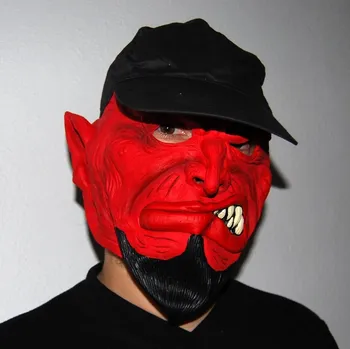 Karnevalová maska Maska - Čert s čepicí