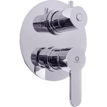 Vodovodní baterie Vodovodní baterie vanová/sprchová 3-cestná vestavěná s přepínačem ZAMBEZI, Barva: chrom
