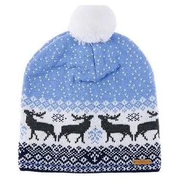 Oblečení a móda Vlnka Čepice s ovčí vlnou s podšívkou Hygge modrá velikost Uni