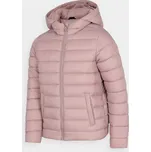 4F HJZ22-JKUDP001 LIGHT PINK Dětská zimní bunda EU 128