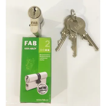 Vložka do dveří Fab 2** | Dveře a dveřní příslušenství Cylindrické vložky Oboustranné 2. bezpečnostní třída