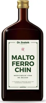 Přírodní produkt Herbadent Dr. Svatek Maltoferrochin medicinální víno na železo