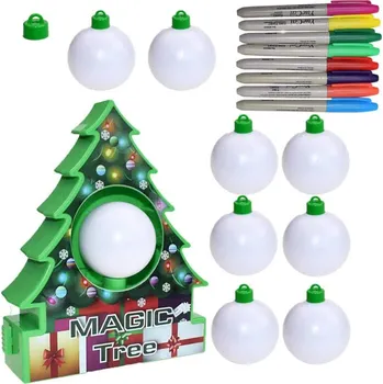 Vánoční dekorace Magic Tree zdobička baňek