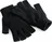 Beechfield Fingerless Gloves CB491 černé, S/M