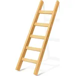 Dřevěný jednostranný opěrný žebřík…
