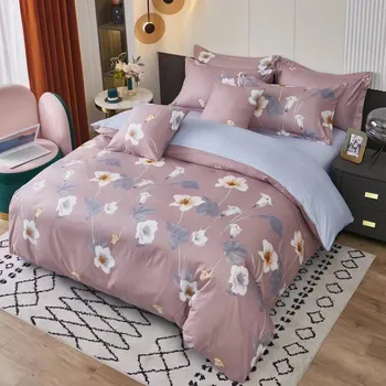 Povlečení sendia Francouzské krepové povlečení na dvoulůžko + prostěradlo ZDARMA - Helena