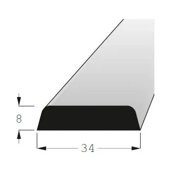Stropní lišta Krycí lišta - K 3408 /200