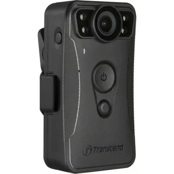 Webkamera Transcend DrivePro Body 30 osobní kamera, Full HD 1080p, infra LED, 64GB paměť, Wi-Fi, Bluetooth, USB 2.0, IP67, černá